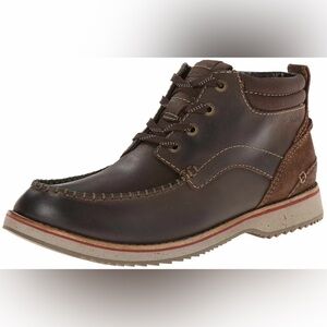 Clarks 1825 Collection Mahale Mid Lace Up Moc Toe Boot Brown 26102589